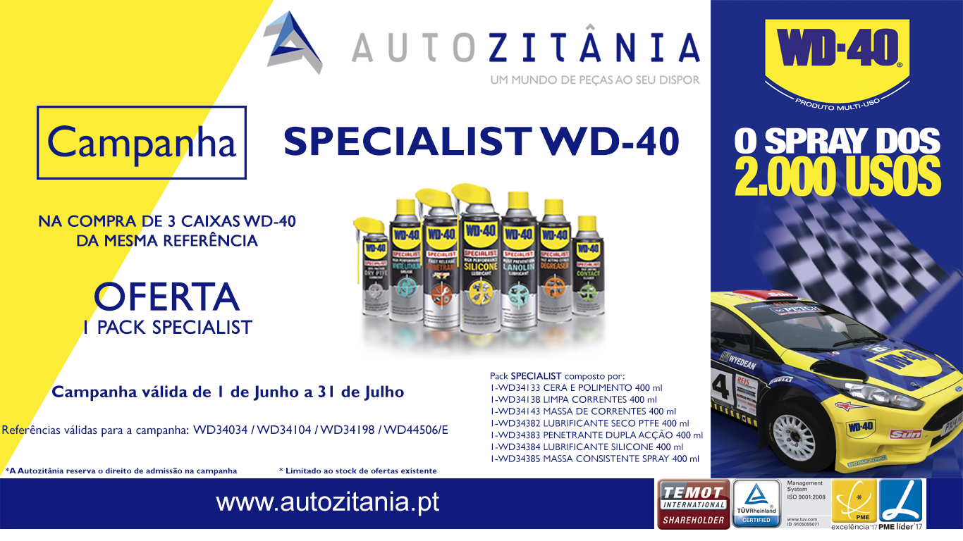 Campanha WD40 Specialist