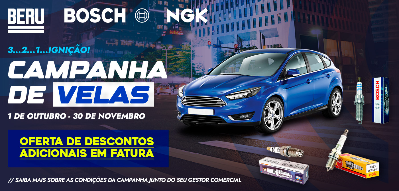 campanha velas beru bosch ngk